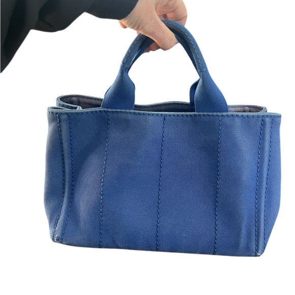 Prada blue denim tote - Picture 2 of 11